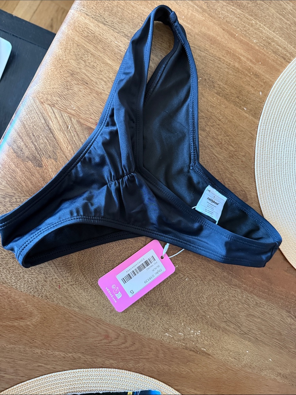 Edikted Black Bikini Bottom